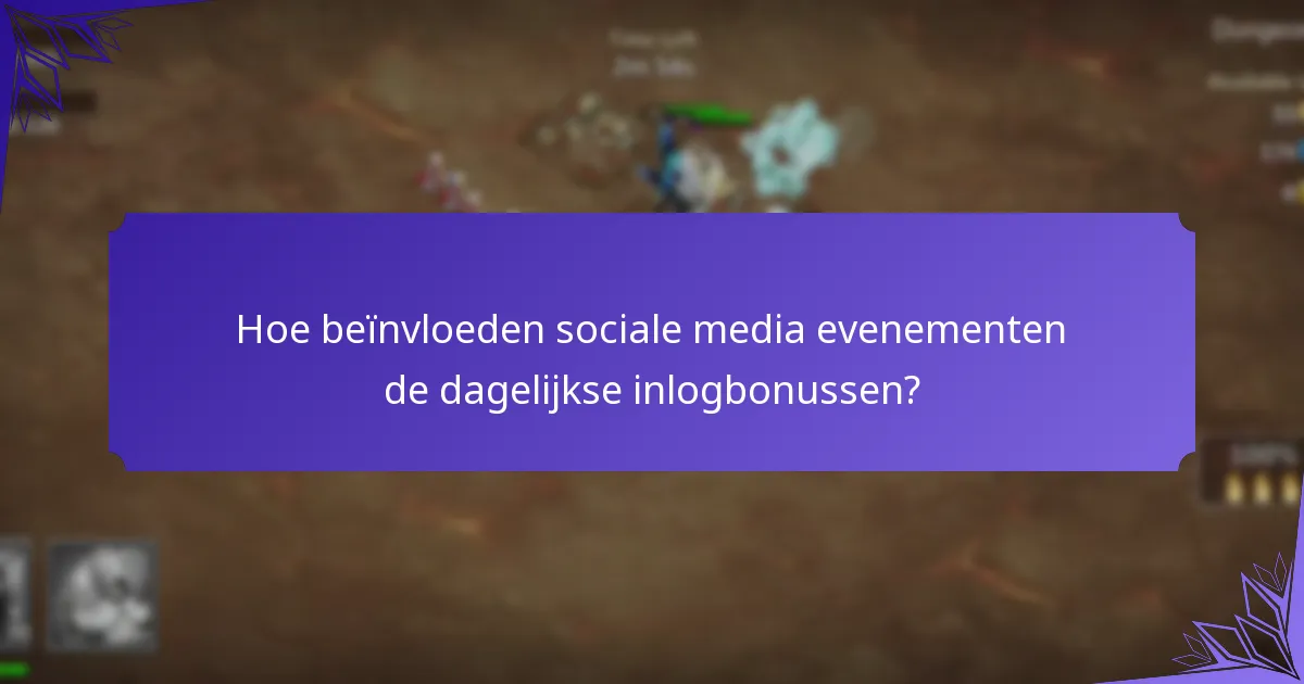Hoe beïnvloeden sociale media evenementen de dagelijkse inlogbonussen?
