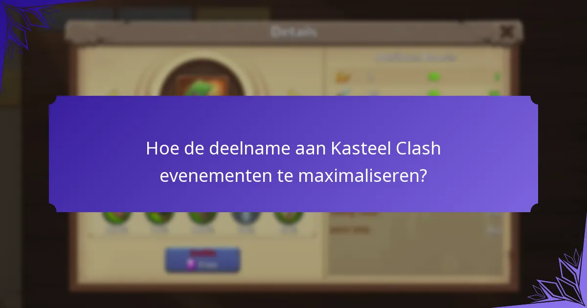 Hoe werken sociale media evenementen in Kasteel Clash?