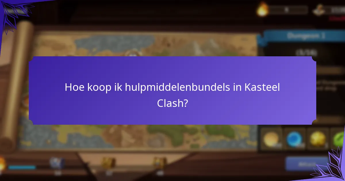 Welke upgrade-materialen zijn inbegrepen in hulpmiddelenbundels?