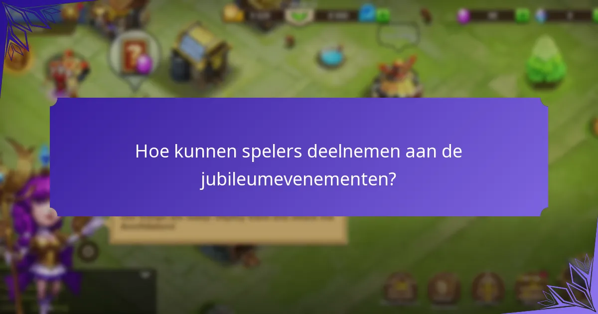 Welke beloningen kunnen spelers verdienen tijdens de jubileumevenementen?