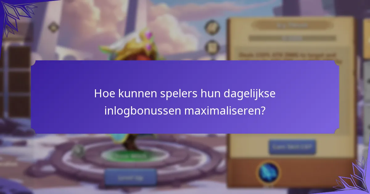 Welke speciale beloningen kunnen worden verdiend door dagelijkse inlogdagen?
