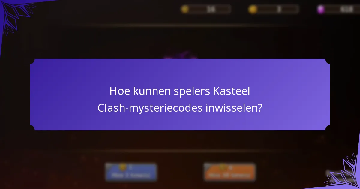 Welke mysteriecodes zijn momenteel actief?