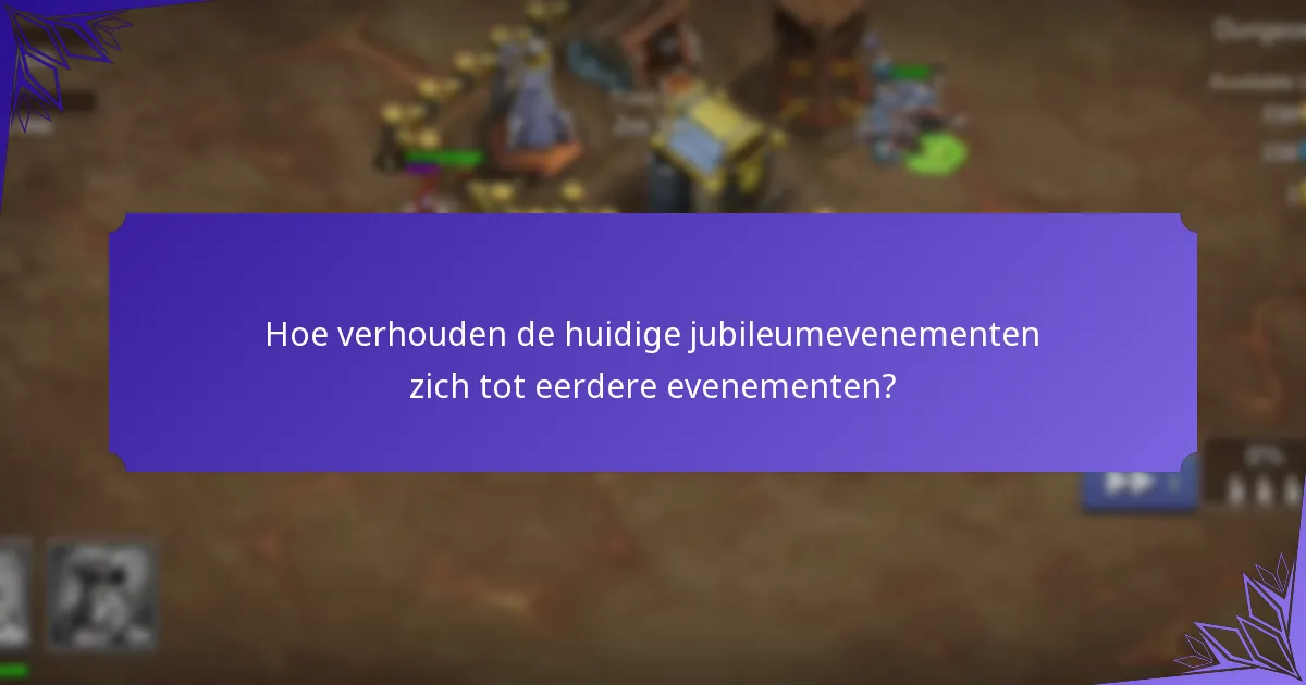 Welke exclusieve items zijn beschikbaar tijdens de jubileumevenementen?