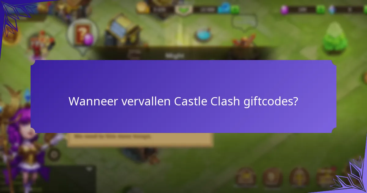Hoe kan ik Castle Clash giftcodes inwisselen?