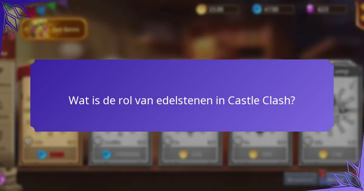 Hoe verhouden de beloningen van Castle Clash zich tot andere spellen?